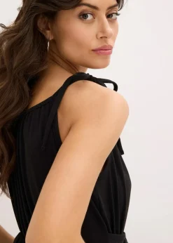 bonprix Bekleidung·Homewear|Jumpsuits|Jersey-Jumpsuit schwarz