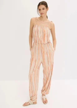 bonprix Bekleidung·Homewear|Jumpsuits|Jersey-Jumpsuit bunt gestreift