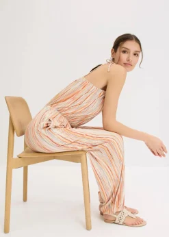 bonprix Bekleidung·Homewear|Jumpsuits|Jersey-Jumpsuit bunt gestreift