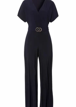 bonprix Bekleidung·Homewear|Jumpsuits|Jersey-Jumpsuit dunkelblau