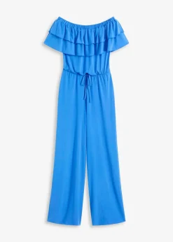 bonprix Bekleidung·Homewear|Jumpsuits|Jersey-Jumpsuit gletscherblau