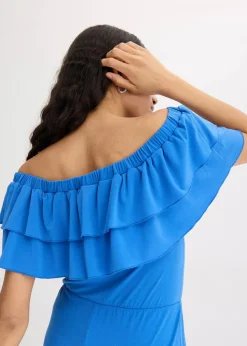 bonprix Bekleidung·Homewear|Jumpsuits|Jersey-Jumpsuit gletscherblau