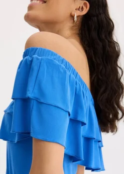 bonprix Bekleidung·Homewear|Jumpsuits|Jersey-Jumpsuit gletscherblau