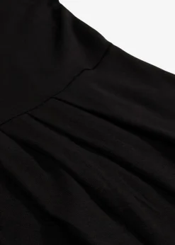 bonprix Bekleidung·Homewear|Jumpsuits|Jersey-Jumpsuit aus fließendem Viskose-Mix schwarz