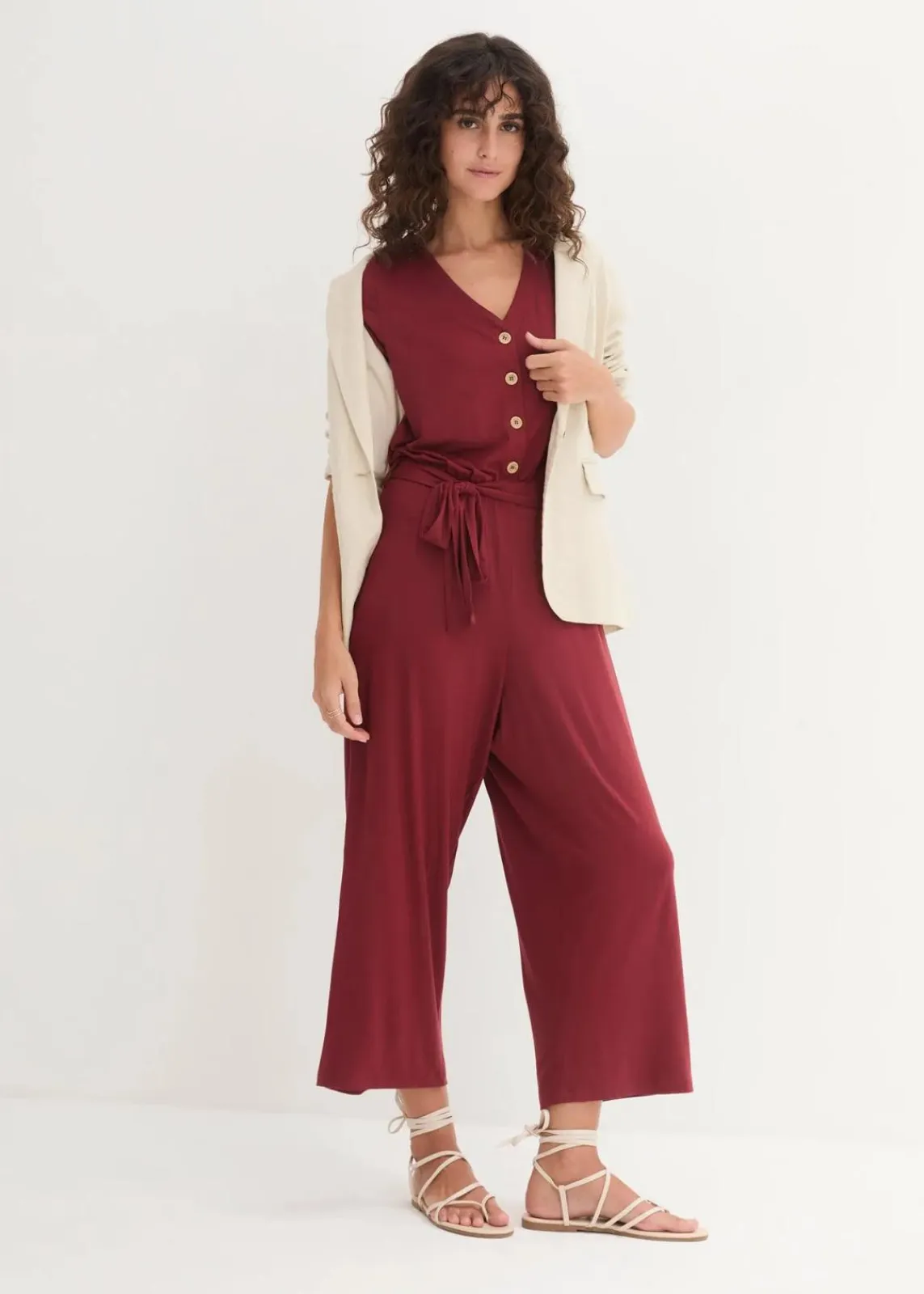 Jersey-Jumpsuit aus Viskose-Mix|bonprix Best