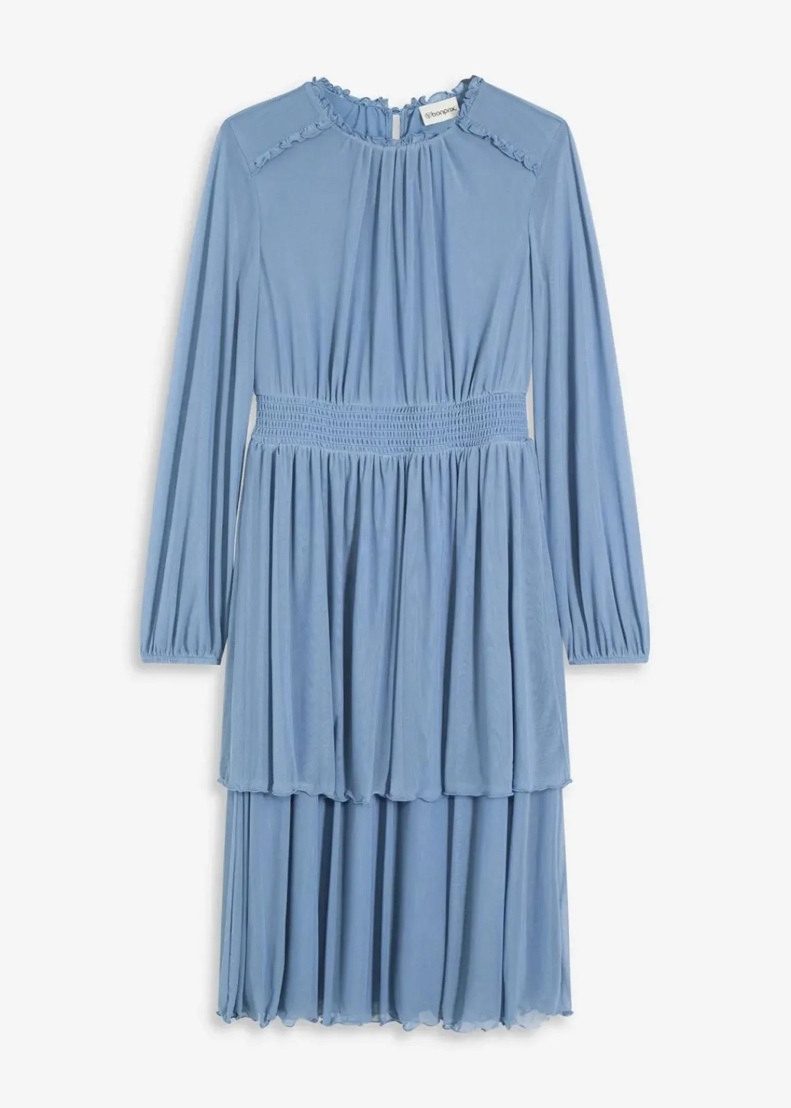 bonprix Bekleidung·Pullover & Strickjacken|Kleider|Jerseykleid wellenblau