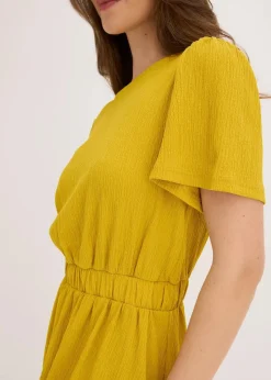 bonprix Kleider|Bekleidung·Pullover & Strickjacken|Jerseykleid lemoncurry