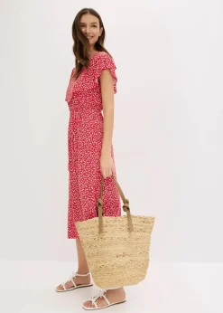 bonprix Bekleidung·Pullover & Strickjacken|Kleider|Jerseykleid erdbeere bedruckt