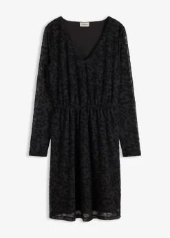 bonprix Bekleidung·Pullover & Strickjacken|Kleider|Jerseykleid schwarz