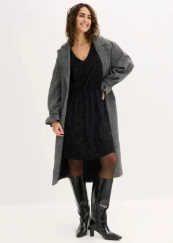 bonprix Bekleidung·Pullover & Strickjacken|Kleider|Jerseykleid schwarz