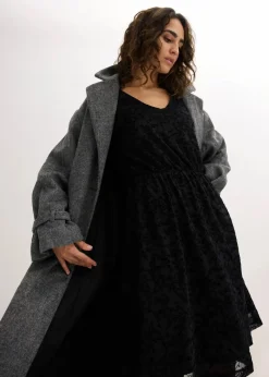 bonprix Bekleidung·Pullover & Strickjacken|Kleider|Jerseykleid schwarz