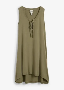 Jerseykleid mit Schnürung|bonprix Discount