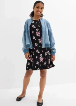 Jerseykleid aus elastischem Bio-Baumwoll-Mix|bonprix Online