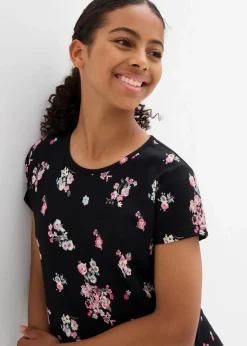 Jerseykleid aus elastischem Bio-Baumwoll-Mix|bonprix Online