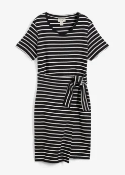 Jerseykleid aus reiner Baumwolle|bonprix Hot