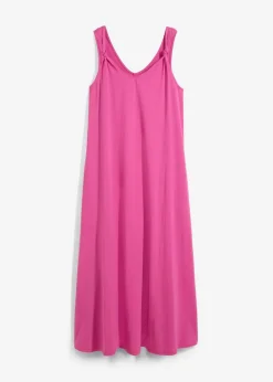 bonprix Nachhaltigere Materialien|Kleider|Jerseykleid aus reiner Baumwolle fuchsia