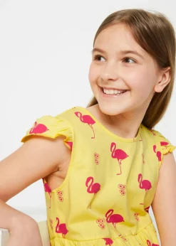 Jerseykleid aus reiner Bio-Baumwolle (2er Pack)|bonprix Hot