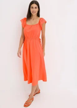 bonprix Bekleidung·Pullover & Strickjacken|Jerseykleid aus reiner Bio-Baumwolle mango