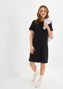 Jerseykleid aus reiner Bio-Baumwolle|bonprix Hot