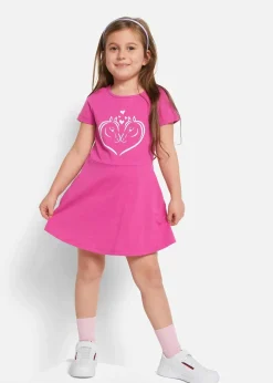 Jerseykleid aus reiner Bio-Baumwolle (2er Pack)|bonprix Hot