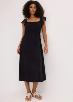 bonprix Bekleidung·Pullover & Strickjacken|Jerseykleid aus reiner Bio-Baumwolle schwarz