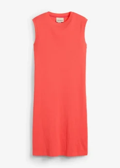 bonprix Mädchen 9-16 Jahre·Kleider & Jumpsuits|Mädchen 2-8 Jahre·Nachhaltigere Materialien|Jerseykleid aus reiner Bio-Baumwolle hummer