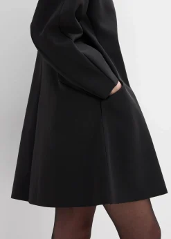 bonprix Bekleidung·Pullover & Strickjacken|Kleider|Jerseykleid aus Scuba schwarz