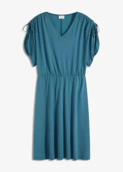bonprix Kleider|Bekleidung·Pullover & Strickjacken|Jerseykleid aus softem Modal-Mix pfeffergrün