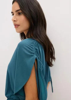 bonprix Kleider|Bekleidung·Pullover & Strickjacken|Jerseykleid aus softem Modal-Mix pfeffergrün