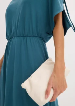 bonprix Kleider|Bekleidung·Pullover & Strickjacken|Jerseykleid aus softem Modal-Mix pfeffergrün