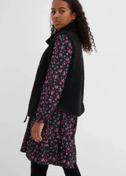 Jerseykleid aus strukturiertem Crinkle|bonprix Outlet