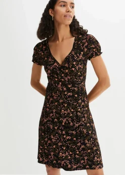 Jerseykleid aus Viskose-Mix|bonprix