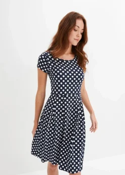 Jerseykleid aus Viskose-Mix|bonprix Hot