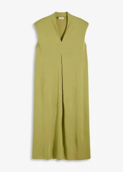 Jerseykleid aus Viskose-Mix mit Schulterpolster|bonprix Discount