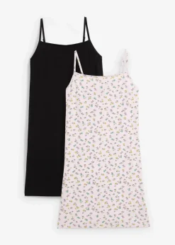 Jerseykleid (2er Pack) aus elastischem Baumwoll-Mix|bonprix Sale