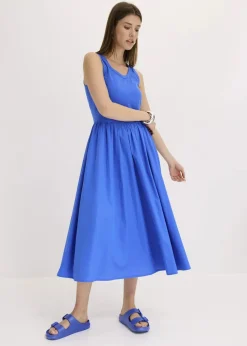 Jerseykleid im Materialmix|bonprix Online