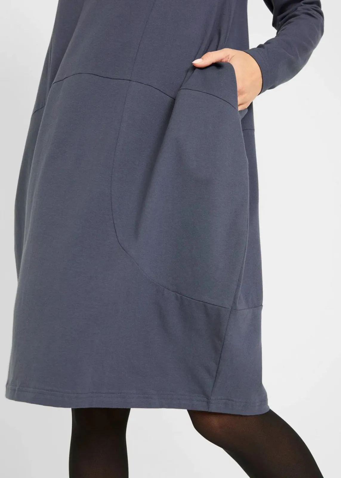 Jerseykleid in O-Shape|bonprix Outlet