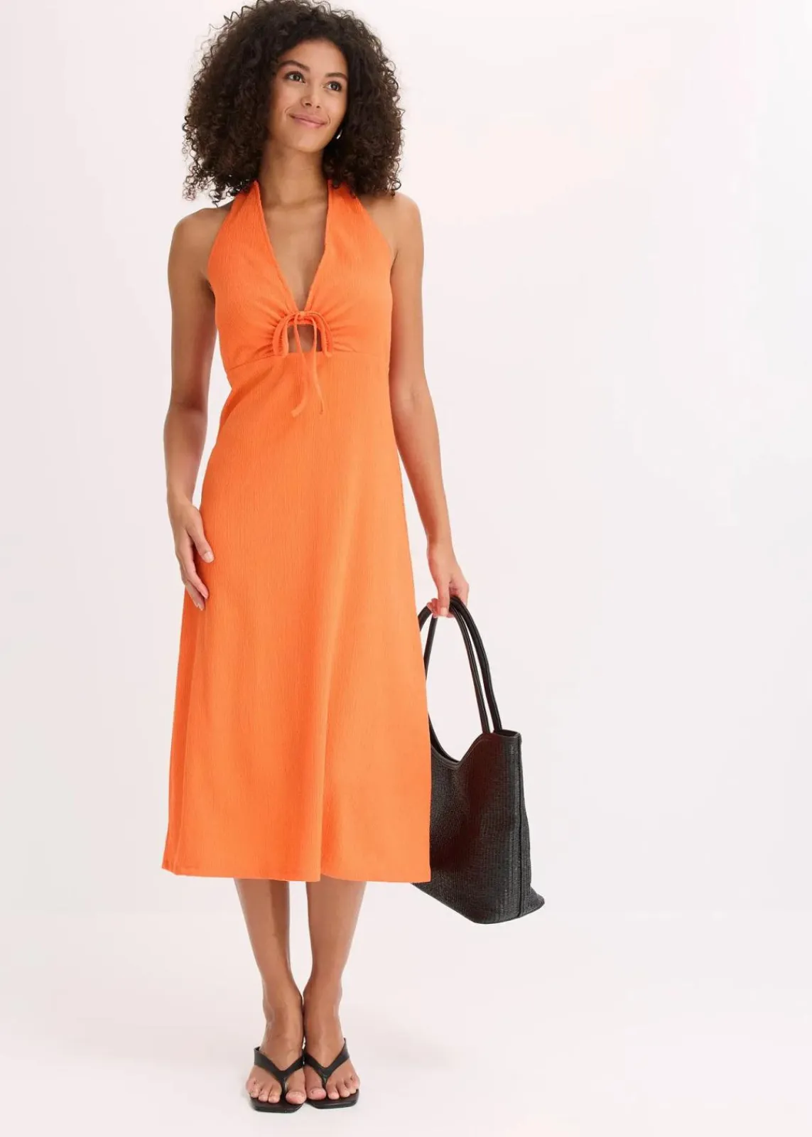 bonprix Kleider|Bekleidung·Pullover & Strickjacken|Jerseykleid mit Cutouts mango