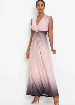 Jerseykleid mit Drapierung|bonprix