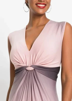 Jerseykleid mit Drapierung|bonprix