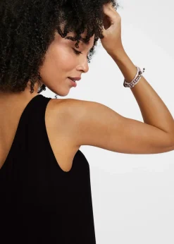 bonprix Bekleidung·Pullover & Strickjacken|Kleider|Jerseykleid mit nachhaltiger Viskose schwarz