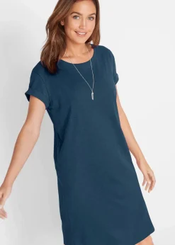 Jerseykleid mit reiner Bio-Baumwolle|bonprix Outlet