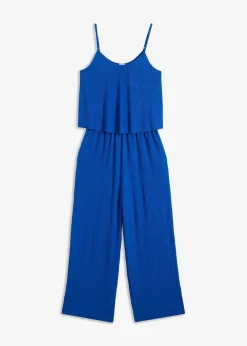 bonprix Bekleidung·Homewear|Jumpsuits|Jerseyplisee-Jumpsuit arktikblau