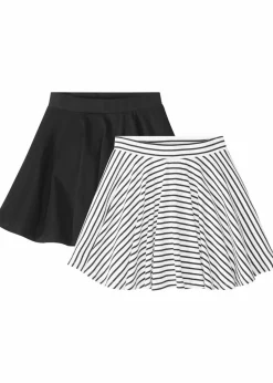 Jersey-Rock aus reiner Bio-Baumwolle (2er Pack)|bonprix Hot