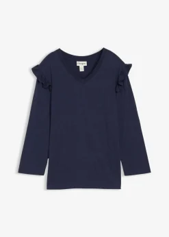 Jersey-Shirt aus Baumwollmix|bonprix Clearance