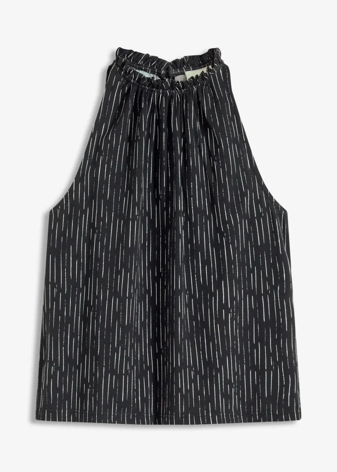 bonprix Shirts & Tops|Jersey-Top schwarz bedruckt