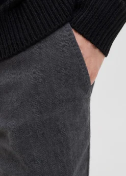 J&J Rebel Große Größen|Marken|JJ REBEL Chinohose in Slim Fit anthrazit