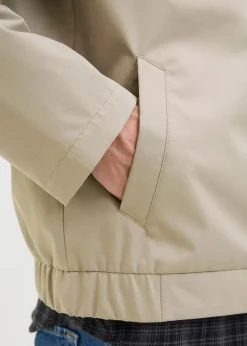 J&J Rebel Große Größen|Marken|JJ REBEL Harrington-Jacke in Regular Fit beige