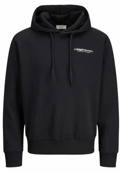 J&J Rebel Sweat|Marken|JJ REBEL Hoodie in Loose Fit schwarz