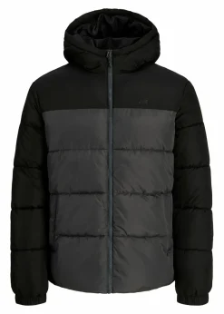 JJ REBEL Puffer-Jacke mit Kapuze im Colourblock-Design|J&J Rebel New
